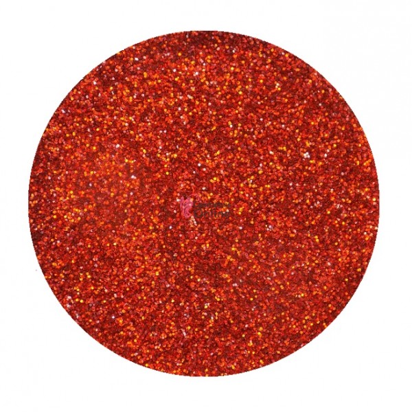 Sclipici fin pentru corp de 5gr Holographic HOL16 Red Fire